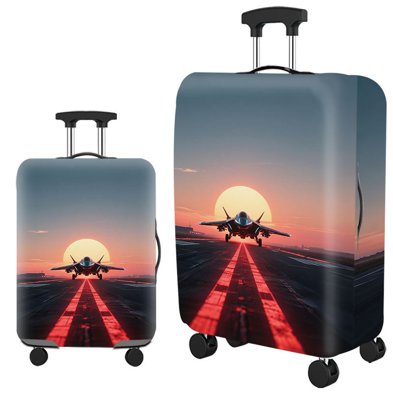 Tropical Leaf Print Hard Shell Luggage Stornfield