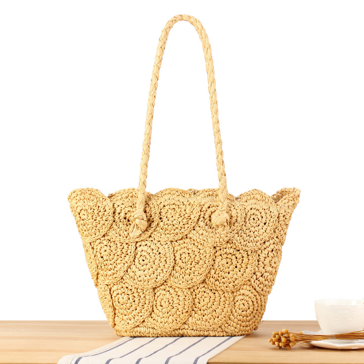 Fashionable Macrame Beach Bag with Artistic Design Stornfield