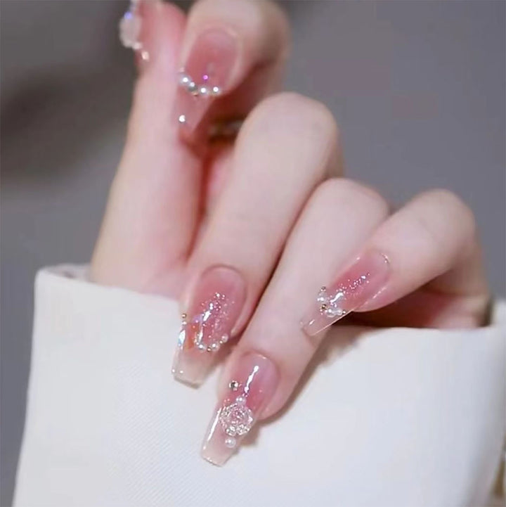 Decorative Transparent Press-On Nail Tips Stornfield