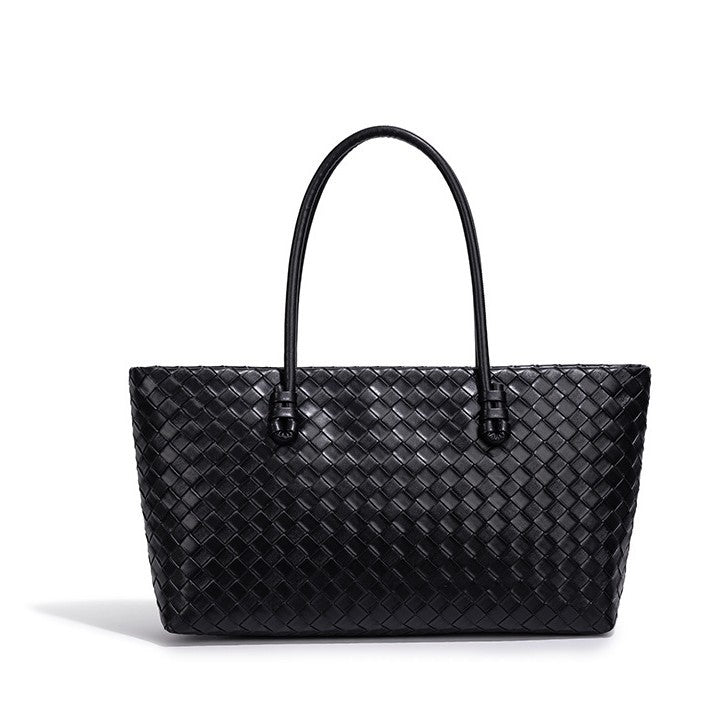 Woven Leather Tote Bag Stornfield