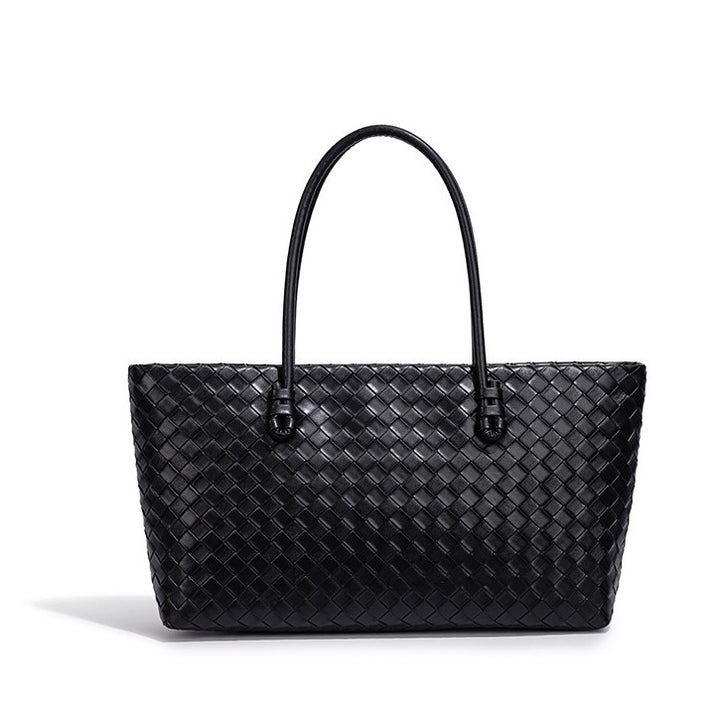 Woven Leather Tote Bag Stornfield