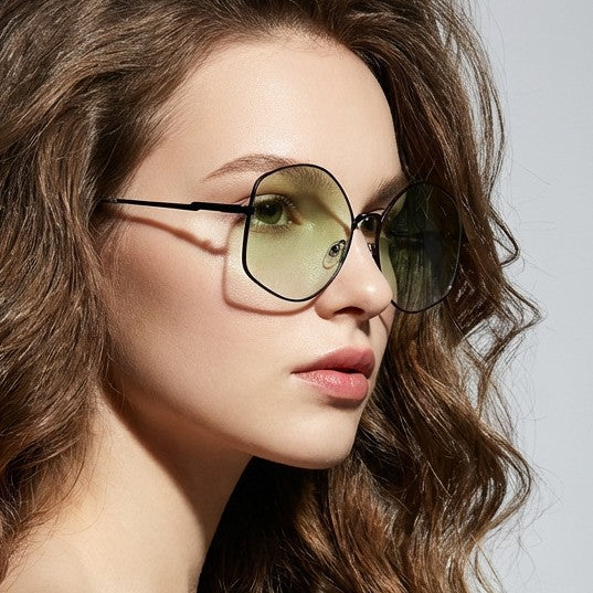 Women’s stylish sunglasses with unique octagonal frame construction Stornfield