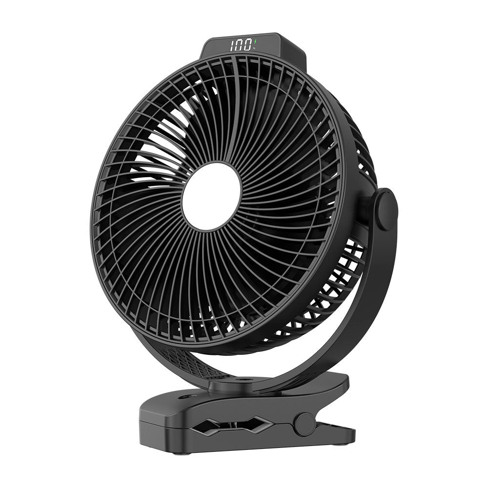 Unisex Clip-On Rechargeable Desk Fan Stornfield