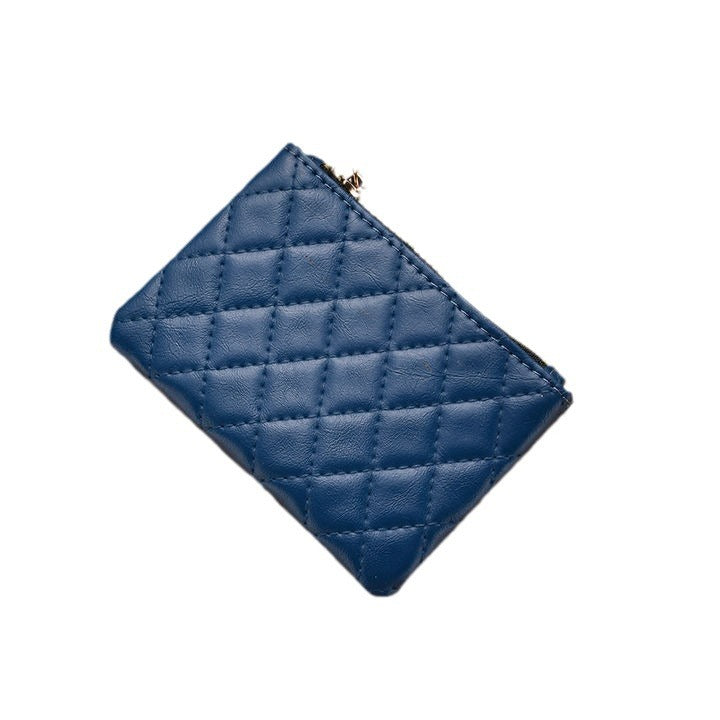 Quilted Leather Card Holder