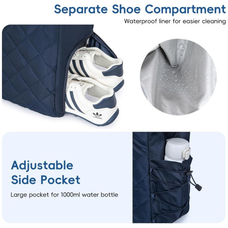 Quilted Tennis Gear Tote Stornfield