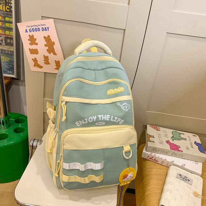 Whimsical Graphic Backpack