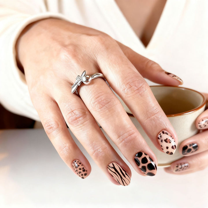 Artistic Animal Print Nail Art Set Stornfield