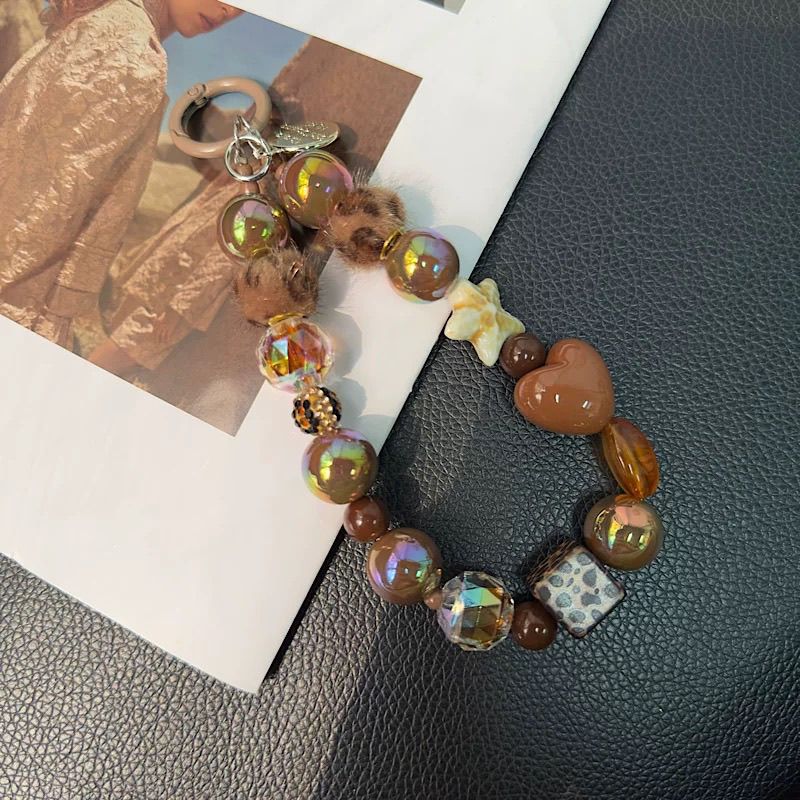Decorative Beaded Keychain Stornfield 1790134810
