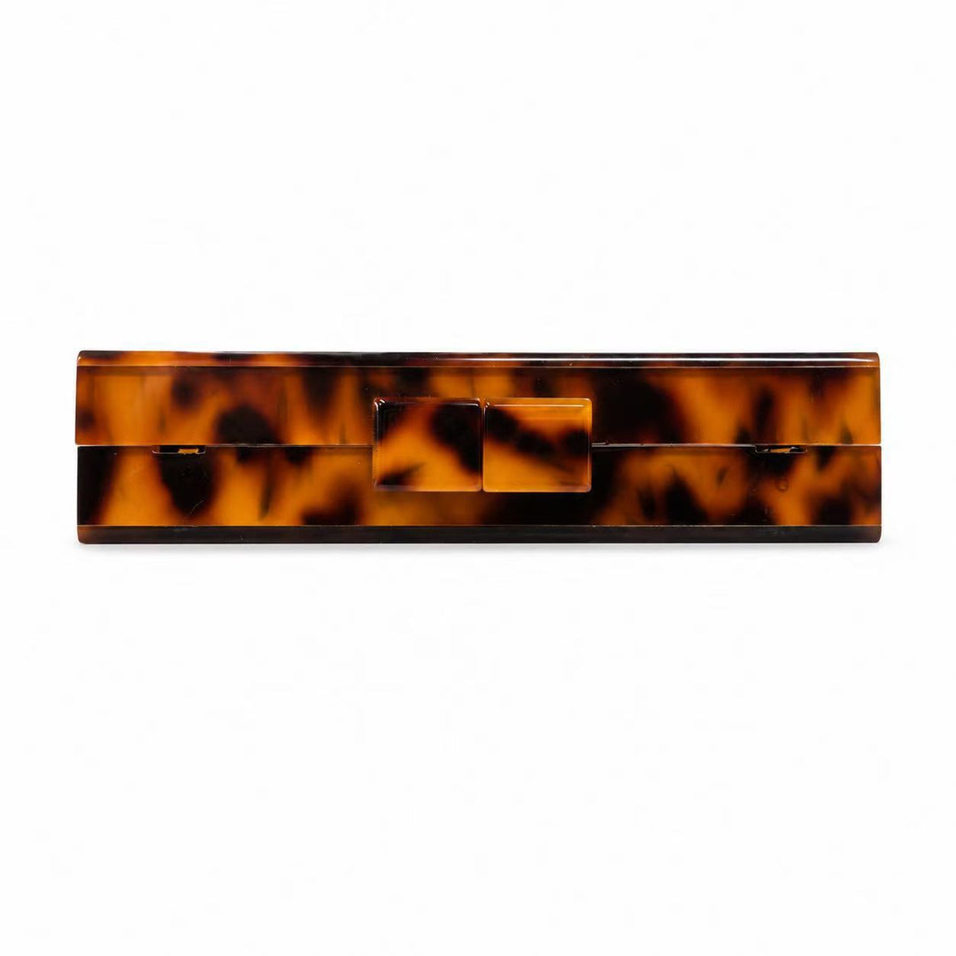 Elegant Tortoiseshell Evening Clutch