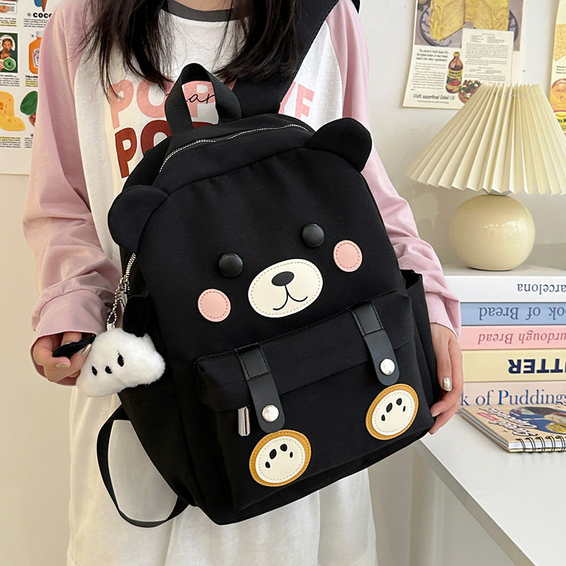 Plush backpack with bear design Stornfield