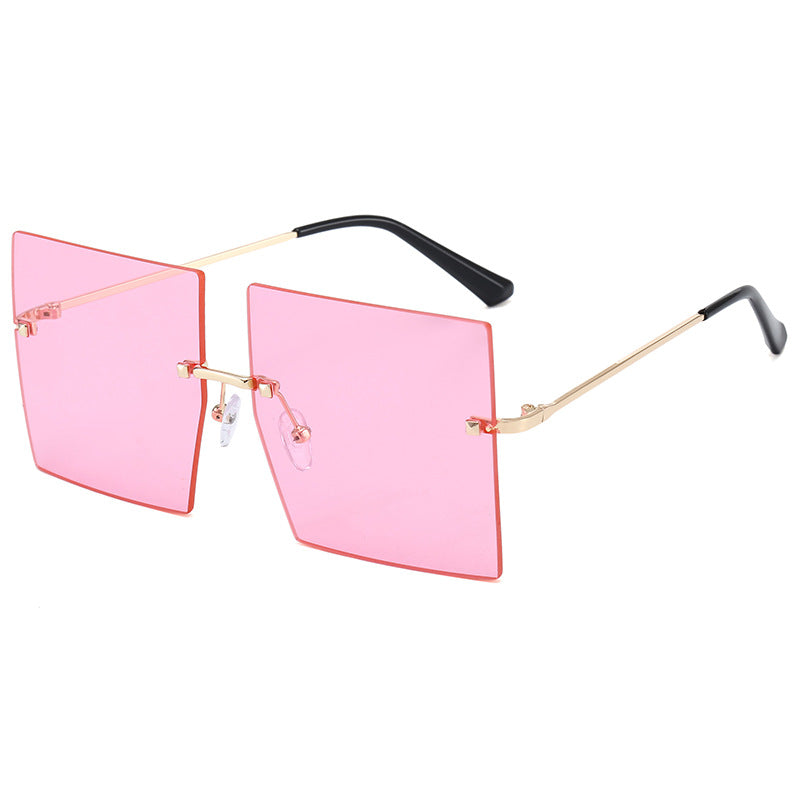 Women’s modern geometric sunglasses with filigree metal frame Stornfield