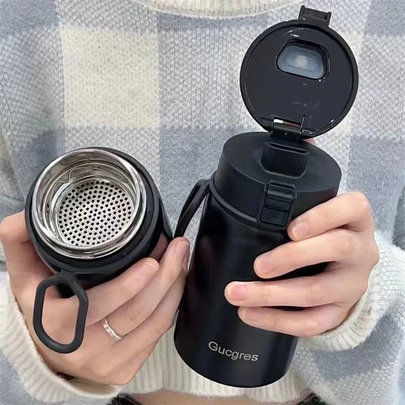 Women's vacuum flask with practical flip top and ergonomic design Stornfield