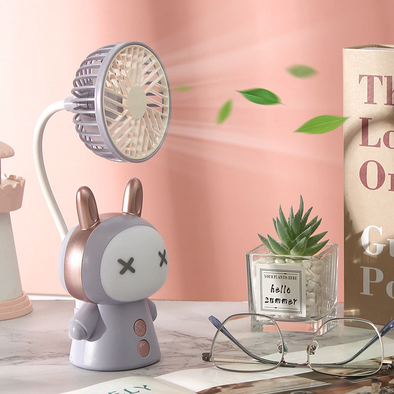 Unisex Creative Mini-Handheld Fan with Flexible Tilt Arm Stornfield