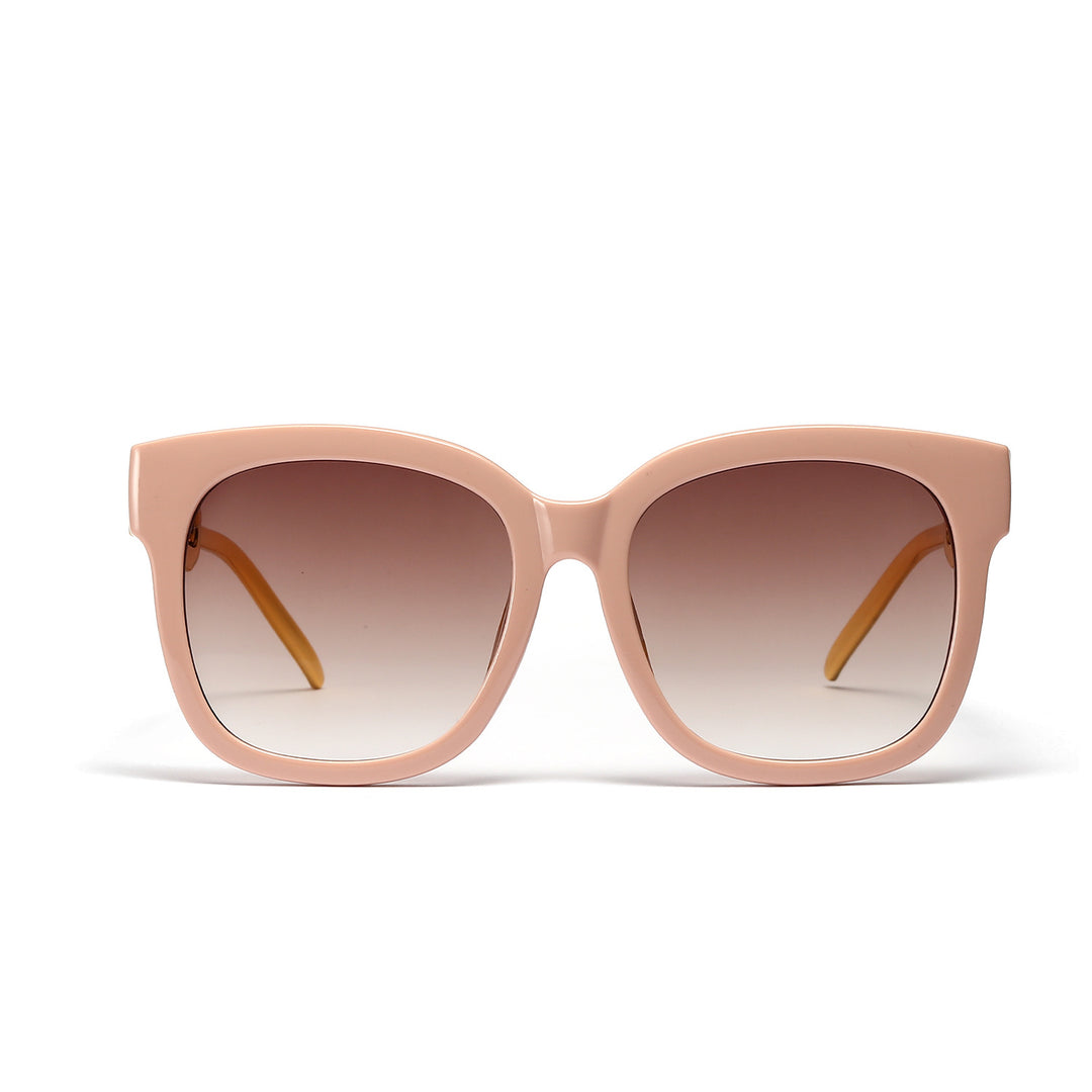Ladies fashionable oversized sunglasses with luxurious chain frame Stornfield
