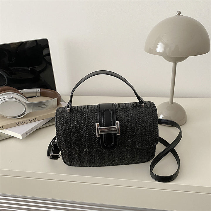 Woven Handbag with Adjustable Strap
