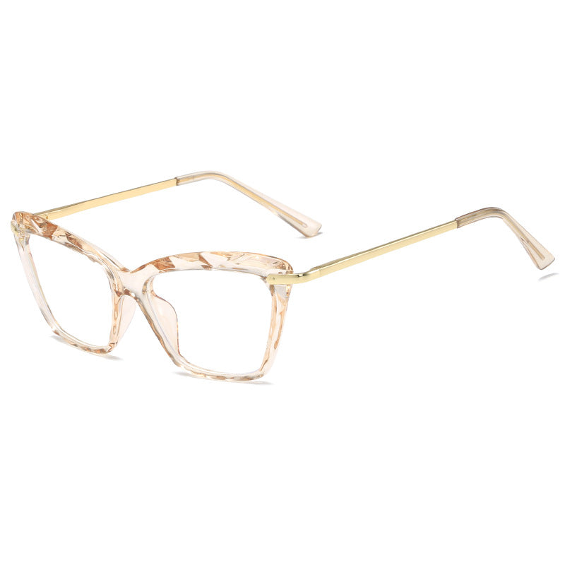 Women's fashionable oversized glasses with elegant metal frame Stornfield