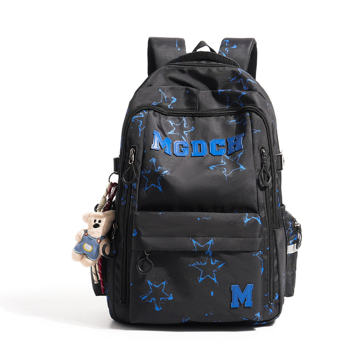 Star-Print Multi-Compartment Backpack Stornfield