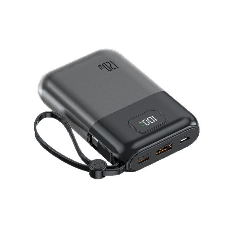 Portable power bank with powerful fast charging cable and integrated LED display Stornfield