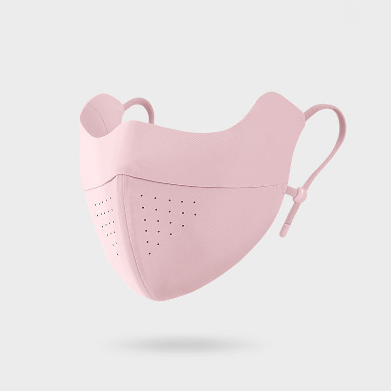 Contoured Multi-Layer Breathable Perforated Reusable Face Mask with Adjustable Toggle Earloops Stornfield