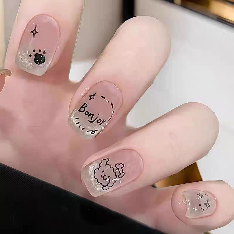 Creative Cartoon-Themed Press-On Nail Set Stornfield
