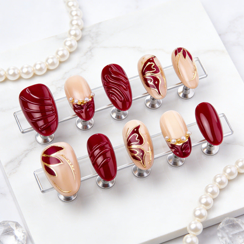 Luxury Acrylic Press-On Nail Art Set