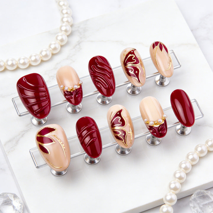 Luxury Acrylic Press-On Nail Art Set