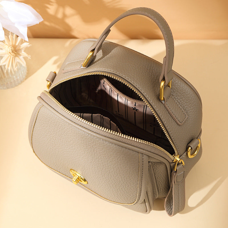 Textured Vegan Leather Crossbody Handbag Stornfield