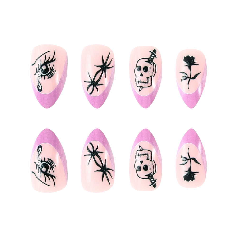 Halloween-Themed Articulated Press-On Nails Stornfield