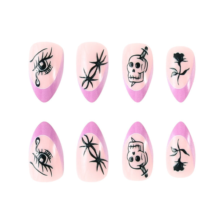 Halloween-Themed Articulated Press-On Nails Stornfield