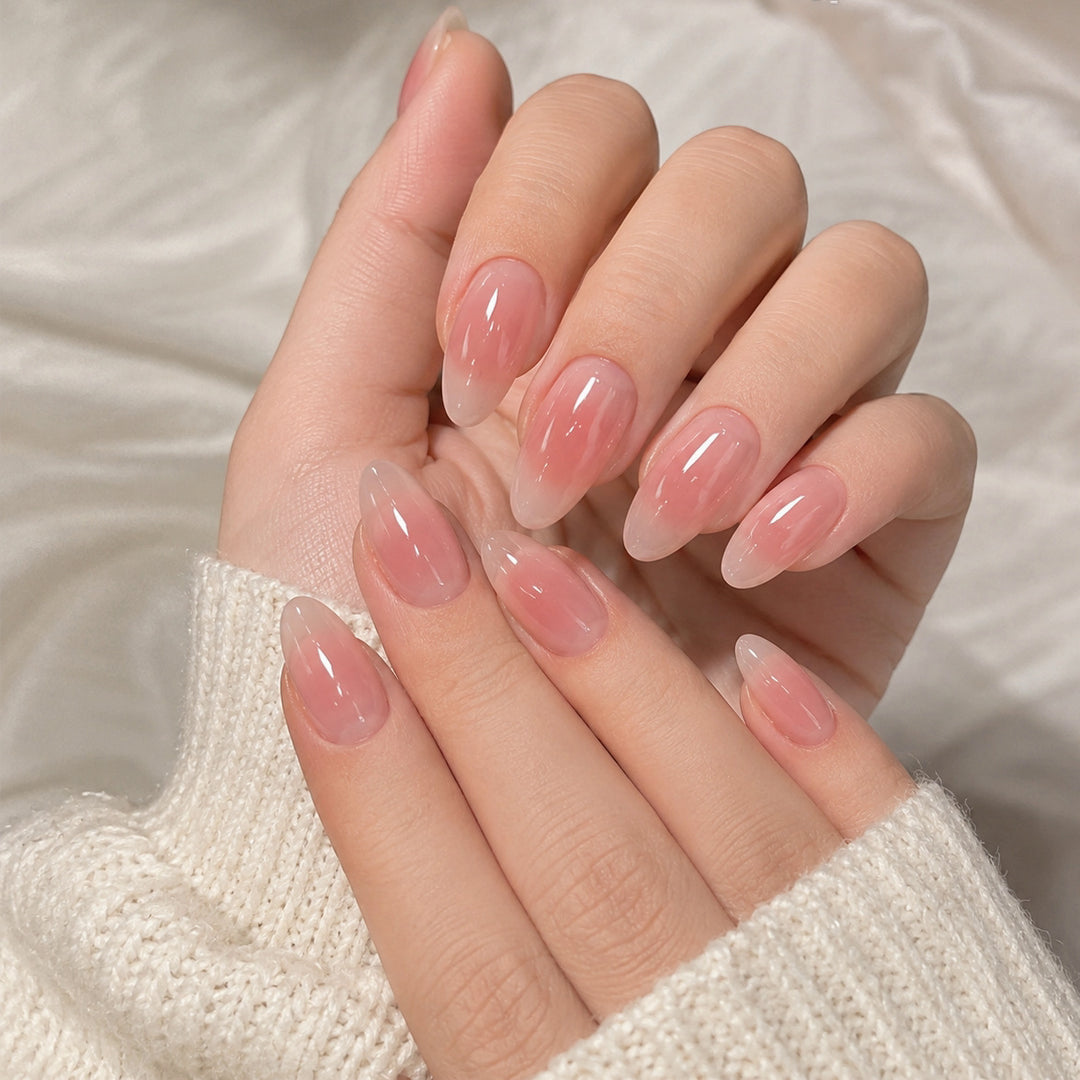 Elegant Floral Bow Press-On Nail Tips Stornfield