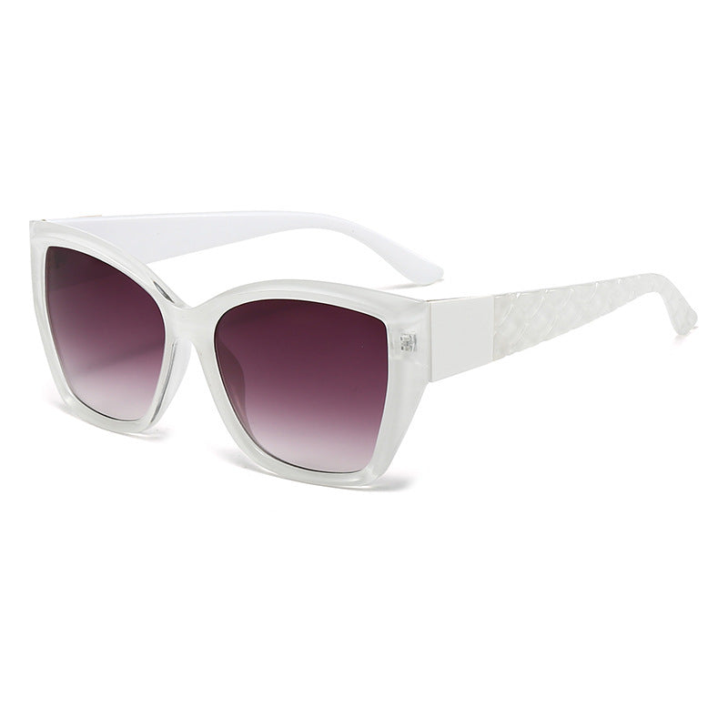 Ladies Oversized Cat-Eye Sunglasses with Stylish Accents Stornfield