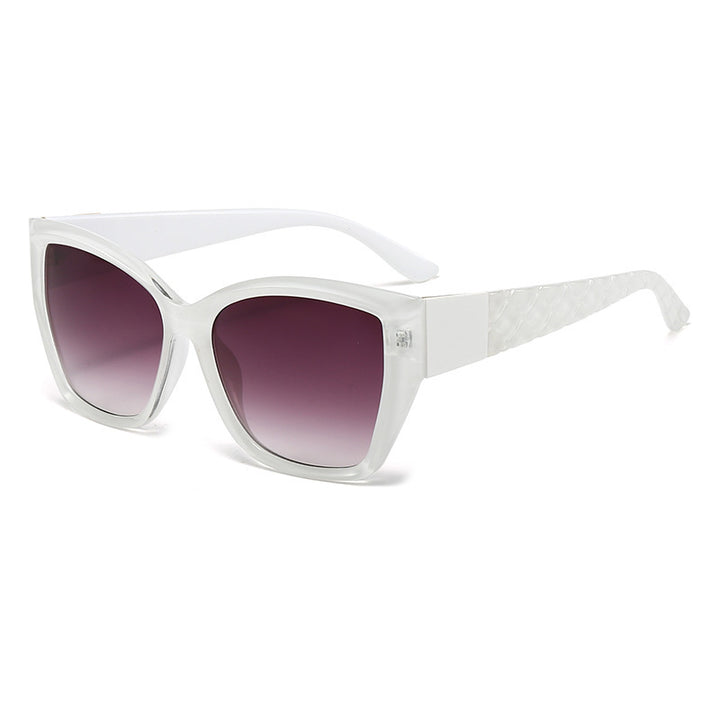 Ladies Oversized Cat-Eye Sunglasses with Stylish Accents Stornfield