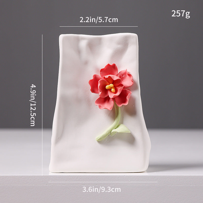 Decorative Floral Pitcher Ornament