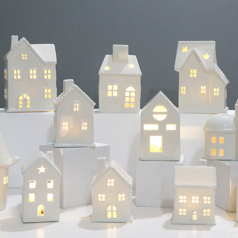 Ceramic House-Shaped Night Light Stornfeild
