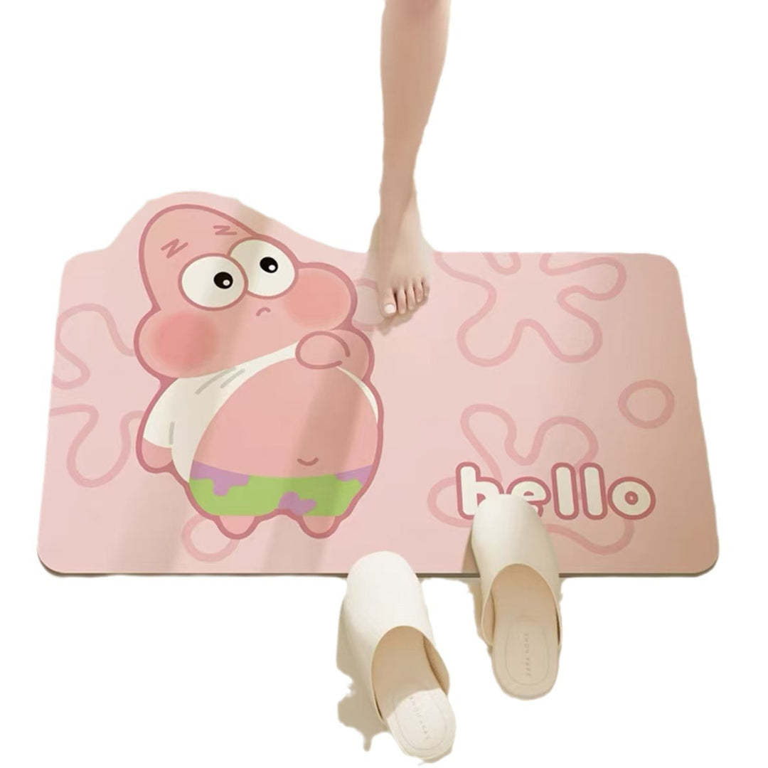 Cartoon Character Themed Bath Mat Stornfield