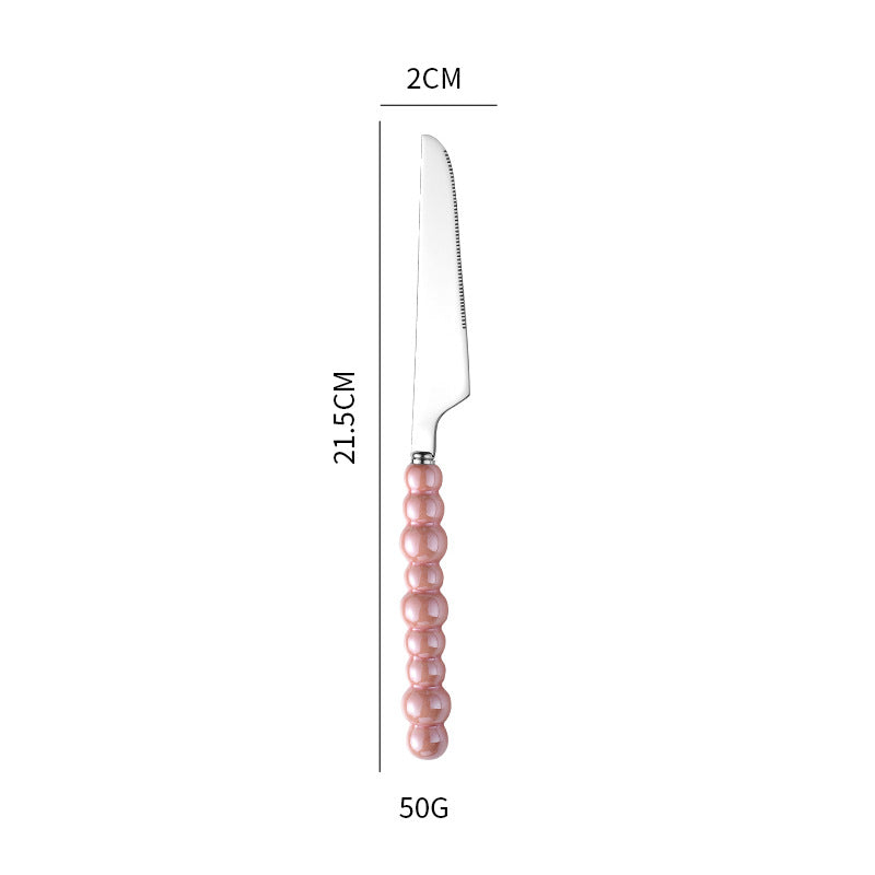 Elegant finger food fork with non-slip handle Stornfield