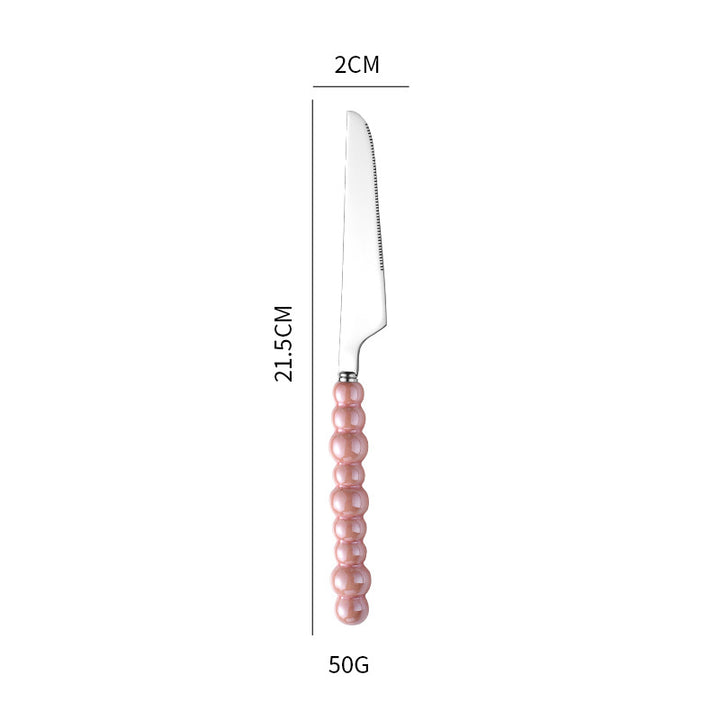 Elegant finger food fork with non-slip handle Stornfield