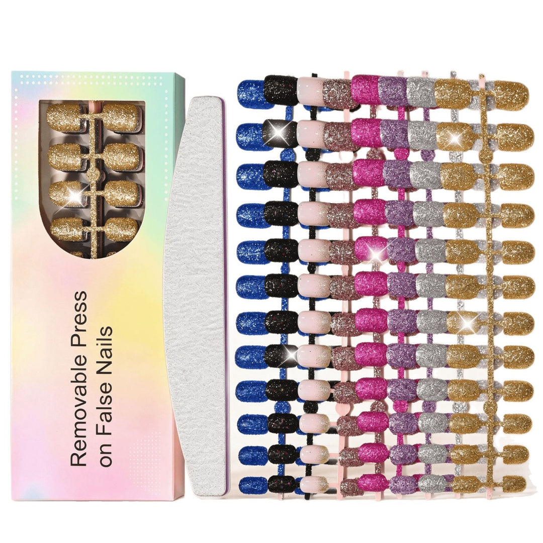 Sparkling Press-On Nail Set Stornfield