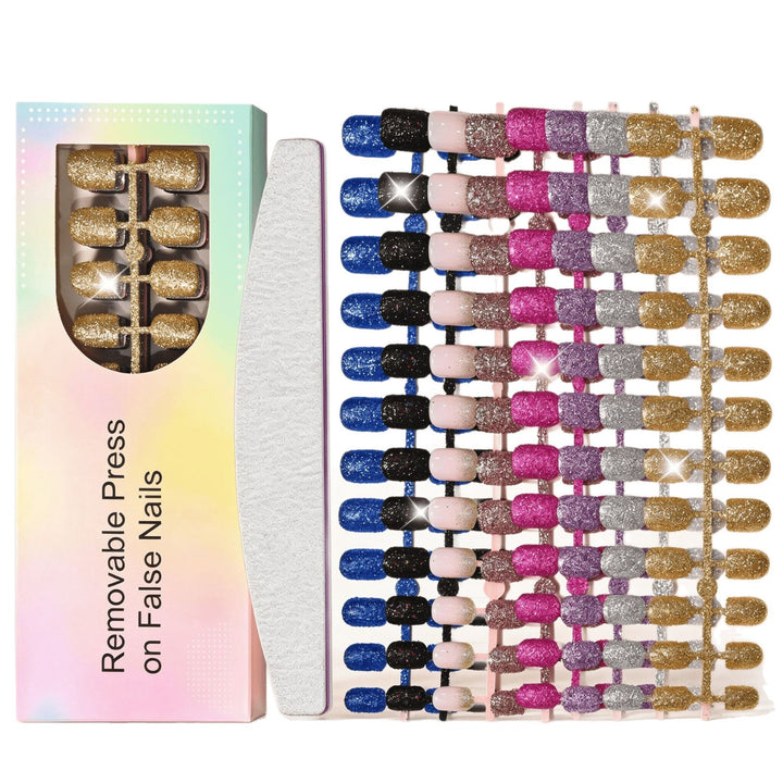 Sparkling Press-On Nail Set Stornfield