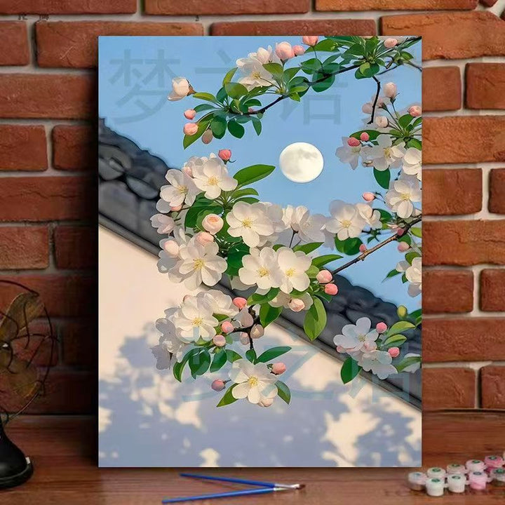 Floral Landscape Canvas Art Print Stornfield