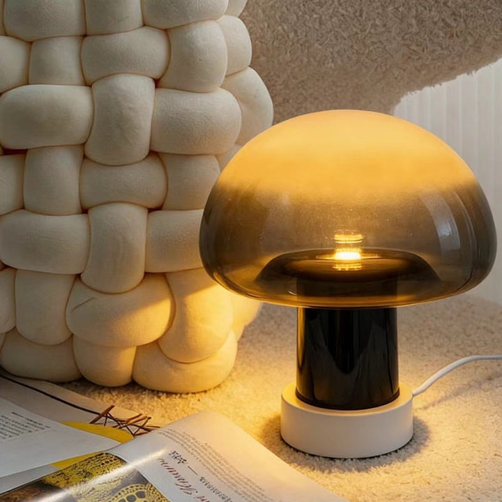 Modern Glass Dome Table Lamp