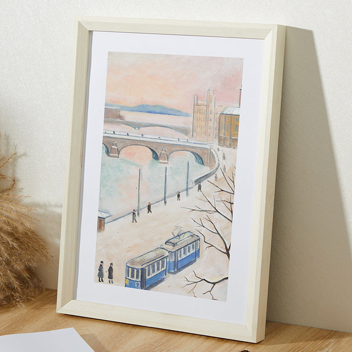 Framed Artistic Landscape Print