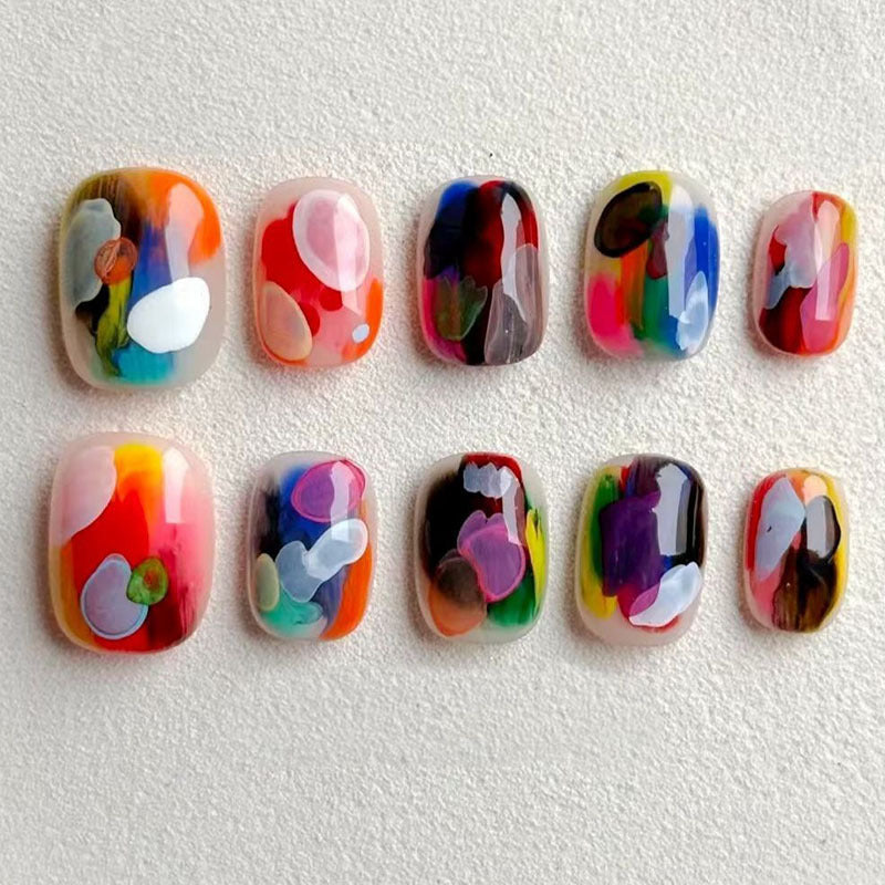 Playful Artistic Nail Art Design Set Stornfield