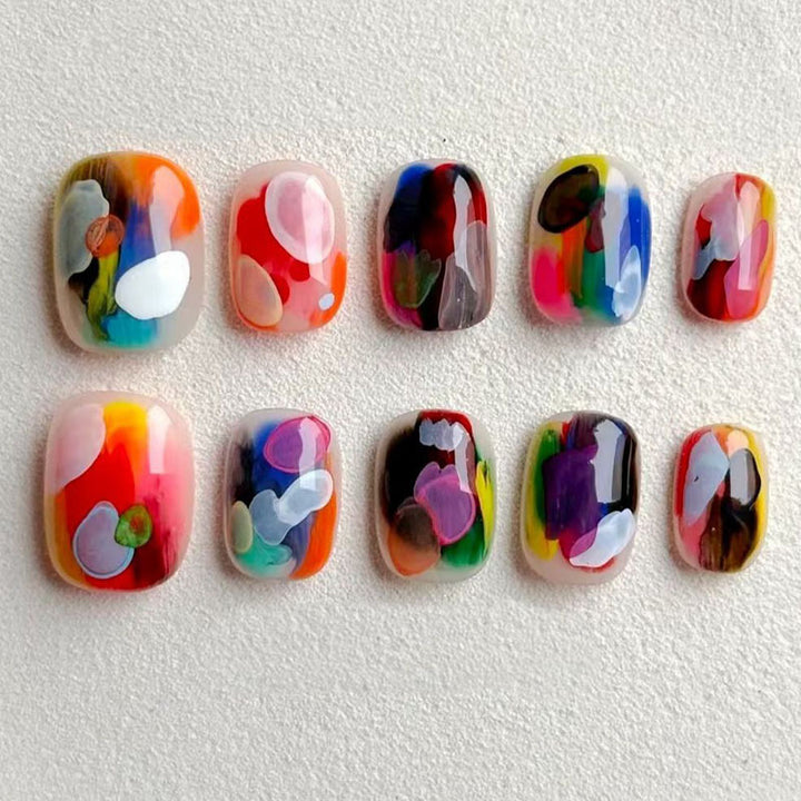 Playful Artistic Nail Art Design Set Stornfield