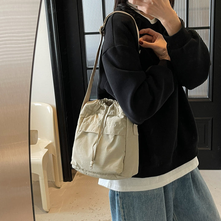 Casual Drawstring Bucket Bag Stornfield