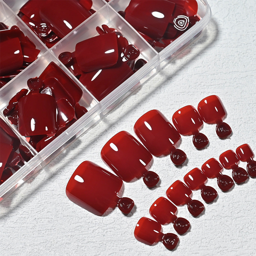 Premium Press-On Toenail Kit Stornfield
