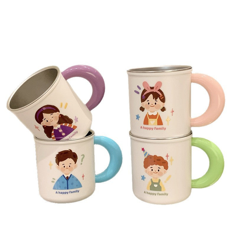 Ceramic mug with cheerful family design Stornfield