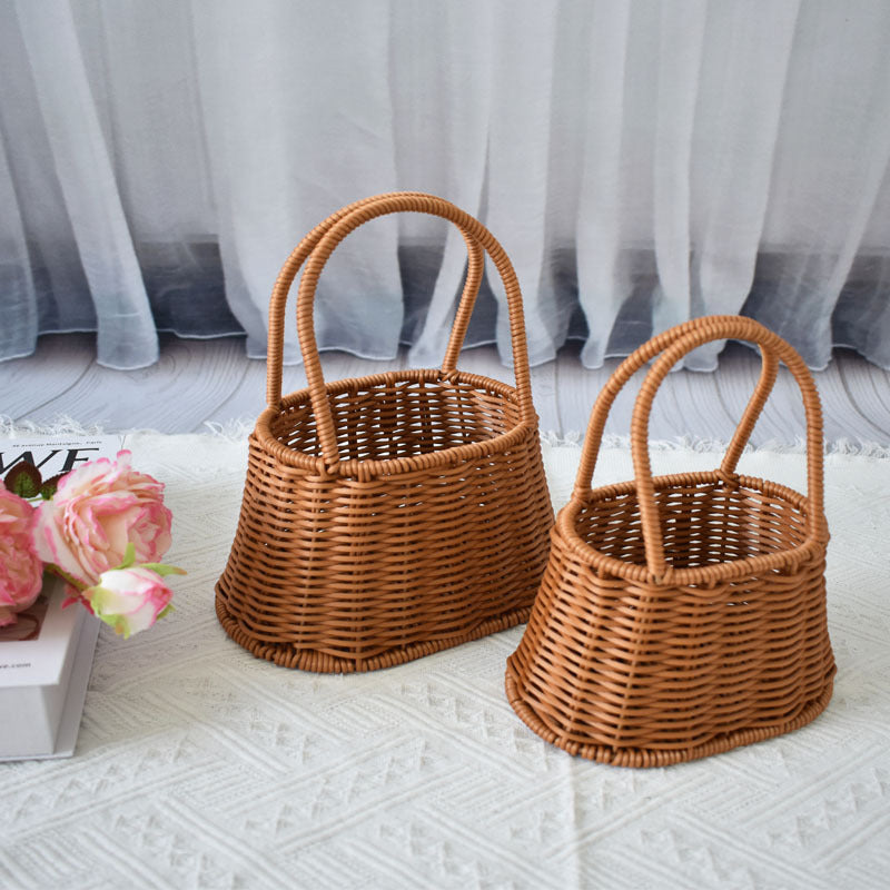 Handcrafted Natural Woven Storage Baskets Stornfield