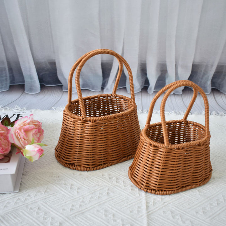 Handcrafted Natural Woven Storage Baskets Stornfield