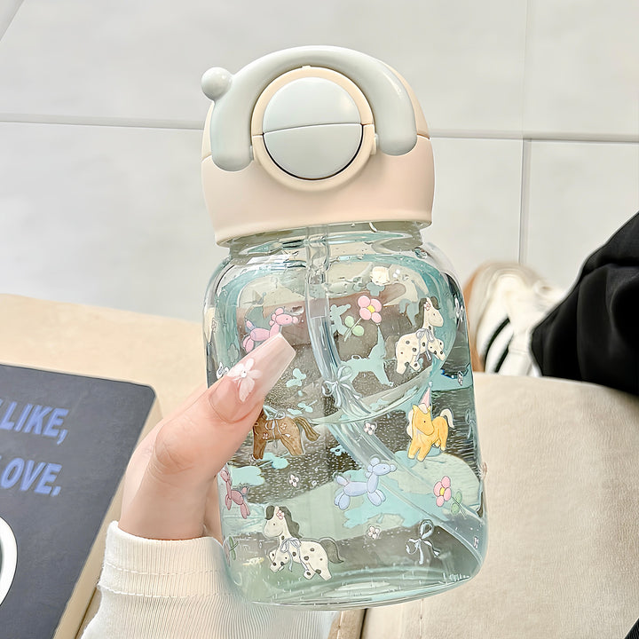 Women's funny drinking bottle with cute animal motif Stornfield